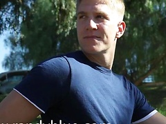 Blond hottie Ryan Kors. Check out his smooth sexy body and long slender dick.