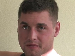Chubby boy plays with his cock