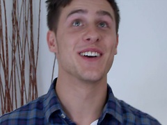 Hot boy in the bedroom