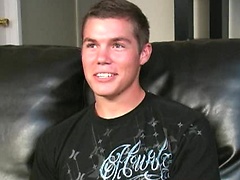 Str8 jock Cliff jacks off