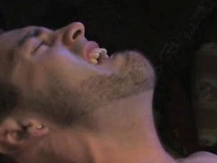 Hot muscle boys Alexsander Freitas and Andre Barclay fucking