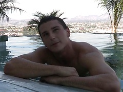 Sawyer workingout his cock