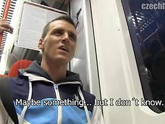 Hot czech suck off cock