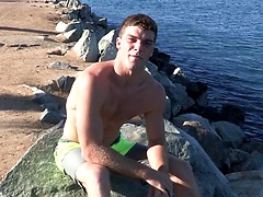 Scotty jerking off dick