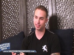 Joel jerking off dick