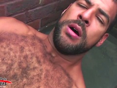 Roman Wright jacking off dick