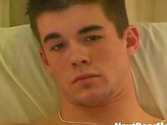 Handsome dude enjoys to touch his dick in this hot video