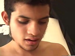 Awesome twink jerking his meat off for you in that hot video