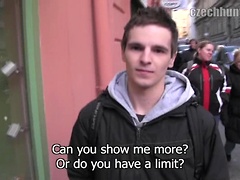 CZECH HUNTER 34. Twink suck cock.