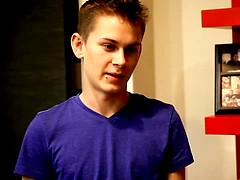 Kirk Taylor has arrived for dinner and his adorable, super horny waiter is Seth Serenity.