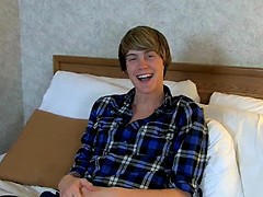 Elijah White is a built 18 year old guy that jerks his hard cock for you on camera.
