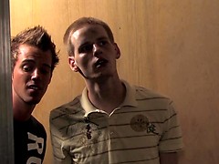 Twink threesome in sex trailer goes butt bang wild