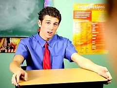 Things get hot when student Levon Meeks shows horny teacher Krys Perez his cock.