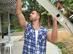 Hairy hunks Preston Steel and Steven Daigle fuck