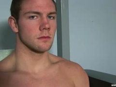 Big dicked Rocco works out and jerks off in the locker room