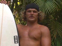 Bo - Straight Surfer Dude Eats His Own Cum!