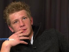 Nervous David sucking a dick and taking it up the ass for the very first time.