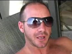 Straight Muscle Guy, Sebastian Steel, Jerking His Big Cock For You