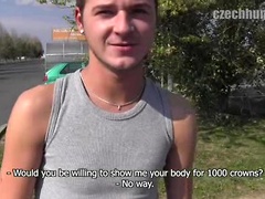 CZECH HUNTER 57. Czech boys suck off cock.