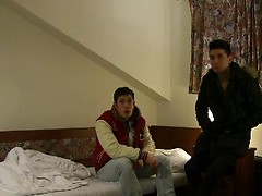 CZECH HUNTER 71. Czech boy sucking off cock.