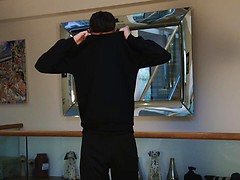Young Straight Lad Charlie Wanks his Big Uncut Cock & Shoots Jizz Everywhere!