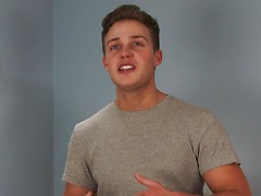 Straight Young Lad Leo Shows Off His Hairy Body and Hard Uncut Cock!