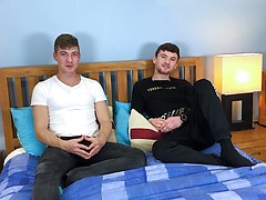 Straight & Ripped Mitch gets his Ass Drilled by Henry's Big Uncut Cock & Both Cum Hard!