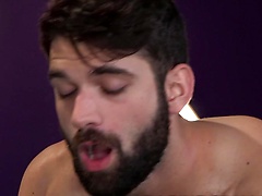 Horny muscle men having sex