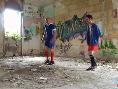 A Soccer Boy's Tight Ass