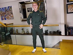 Straight Younger Brother Shows off his Ripped Body