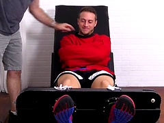 Kenny Tickled In A Straight Jacket and Tickle Chair - Kenny