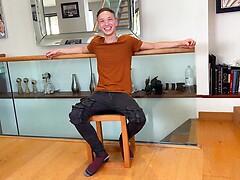 Straight Young & Ripped Stud gets Wanked Outside & his Rock Hard Uncut Cock Explodes with Cum!