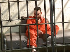 Brandon Atkins gets a prison gang fuck